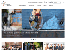 Tablet Screenshot of germanwines.de